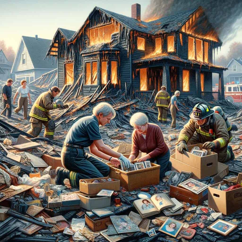 moving after a fire, moving company for insurance claims