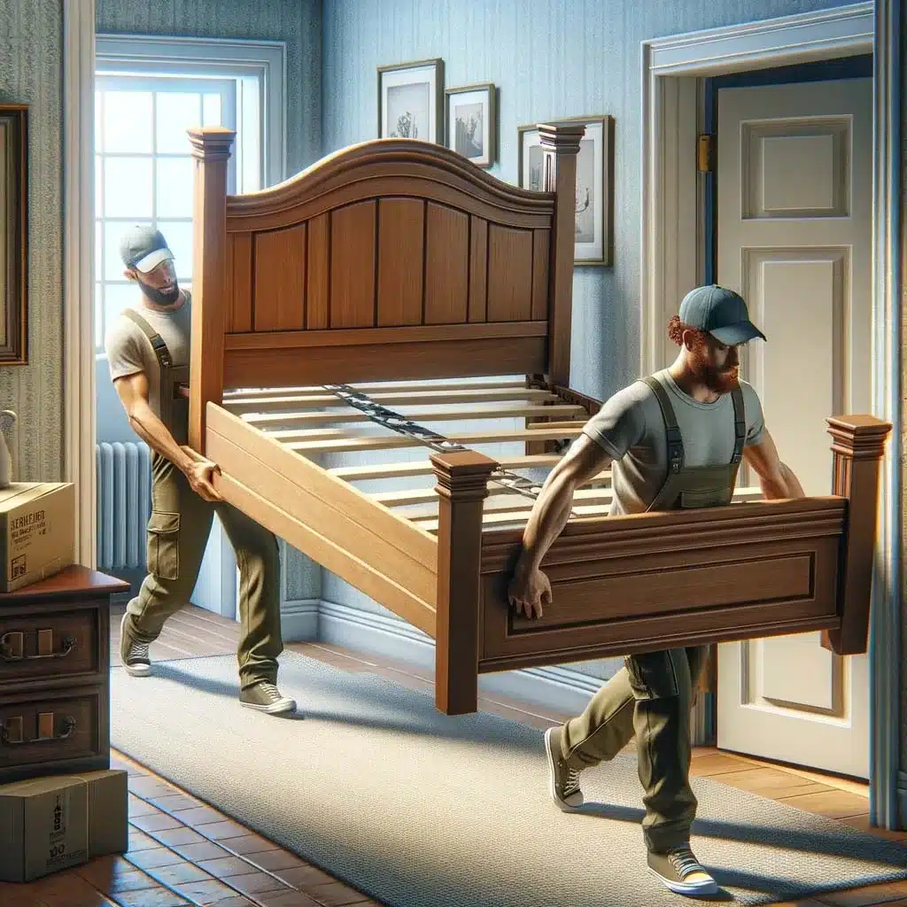 how to move a bed frame