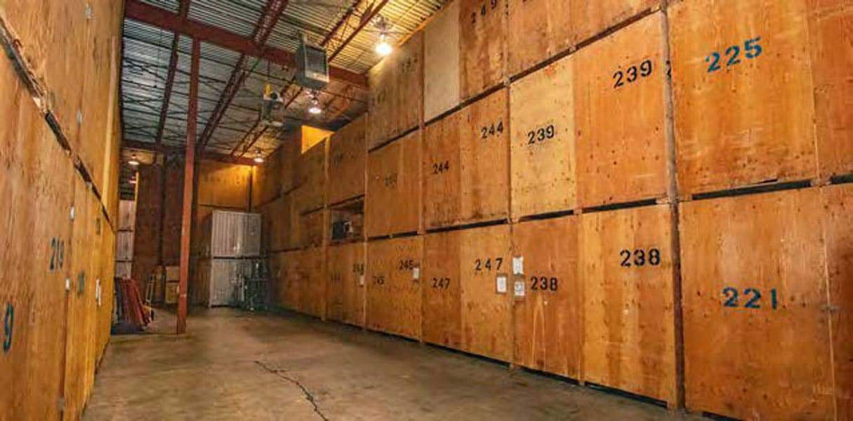 Containers Are Forklifted & Stored in Our Heated Warehouse