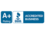 BBB Accredited Business A+ rating badge - Ferguson Moving & Storage
