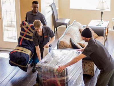 Blanket-wrapped Furniture by Top-Rated Movers